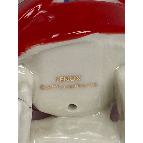 Disney Lenox R2-D2 Star Wars Droid Porcelain 4" Ornament Red Bow Christmas - Picture 8 of 8